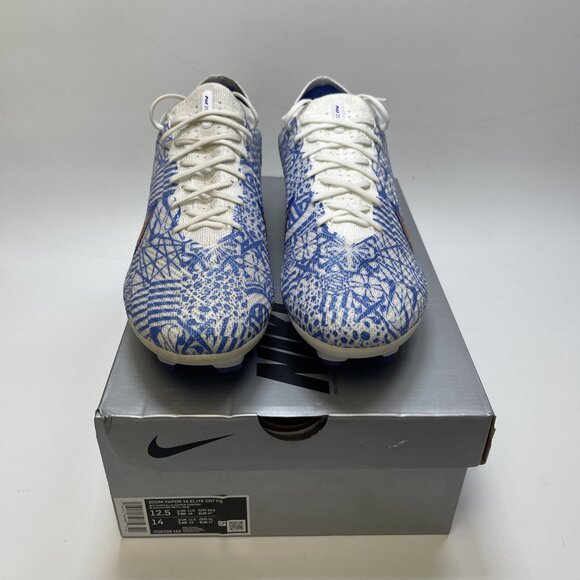 Nike Zoom Vapor 15 Elite CR7 FG White/Metallic Copper-Concord 12.5 US DQ5299 182 - Picture 3 of 11